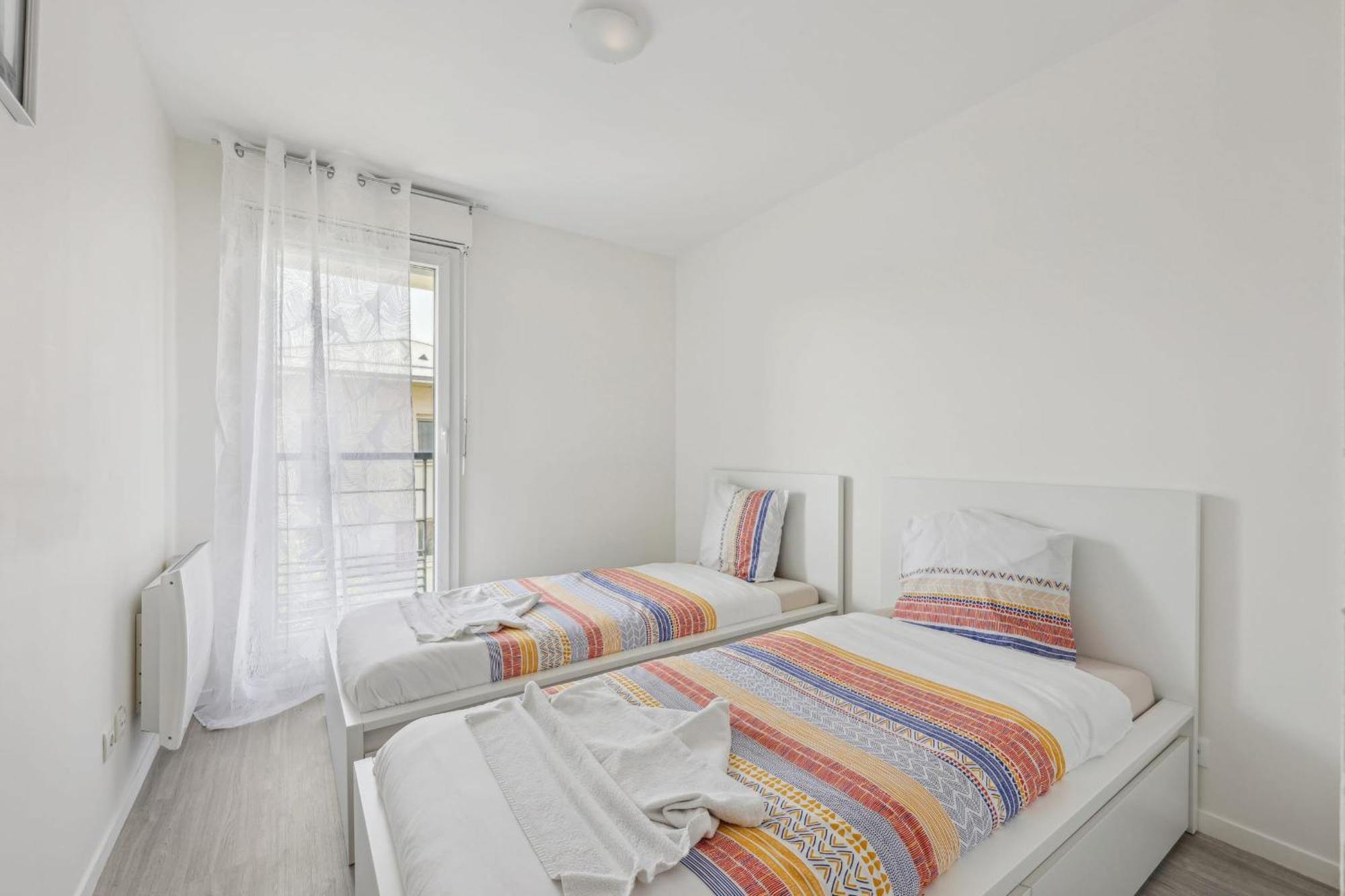 Apartment Spacieux Terrasse Parking Disneyland Paris 6pers Wifi Montevrain